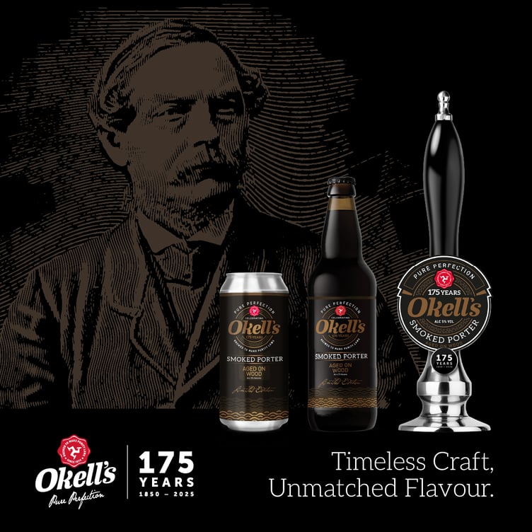Okell's Brewery has launched a new beer, Smoked Porter, to mark its 175th year anniversary