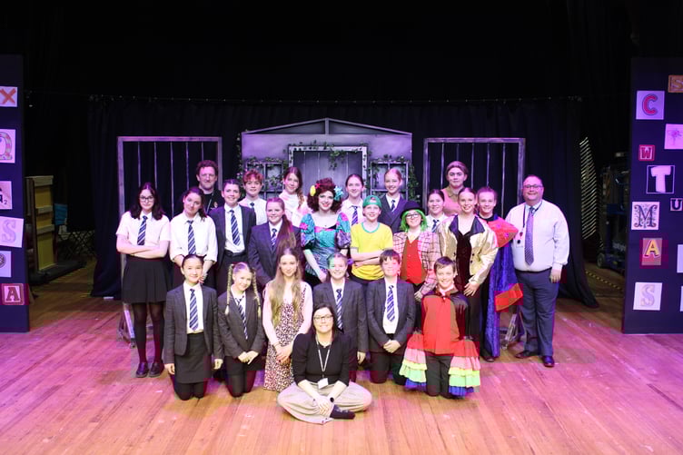The cast of KWC's Matilda show