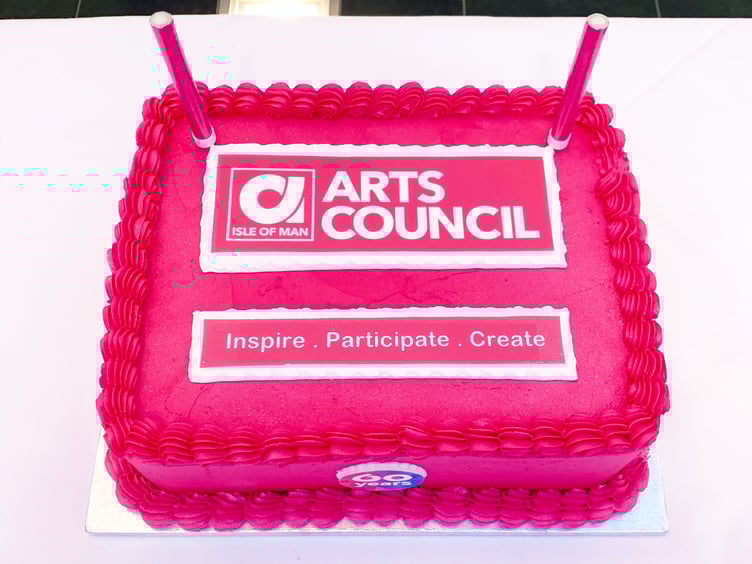The Arts Council anniversary cake