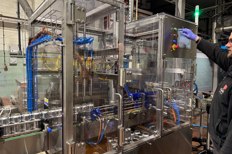 The new state of the art canning operation at Okell's Brewery