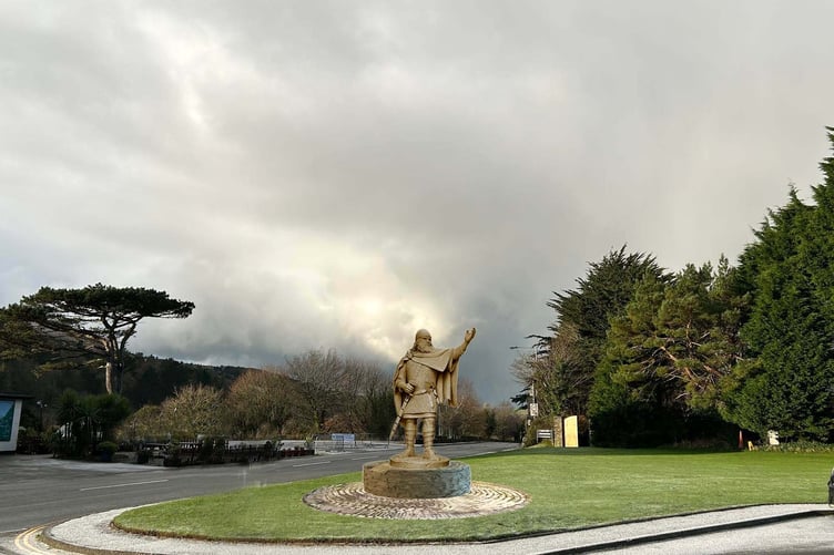 How the proposed King Orry statue in St John's would look