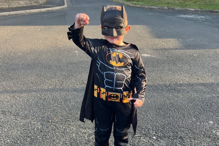 Hunter as Batman