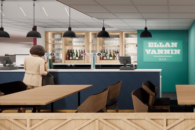 The Ellan Vannin Bar (Isle of Man Airport)