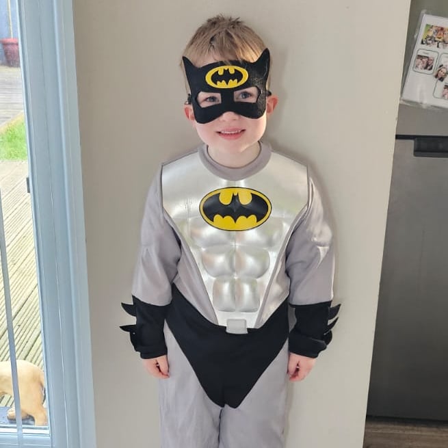 Albie, age 4, as Batman