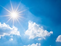 Sunny conditions with patchy rain tomorrow