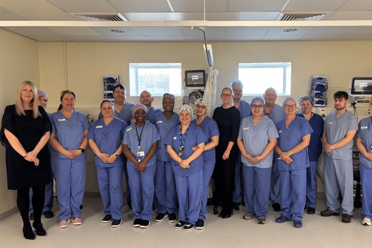 Noble's Hospital's operating department