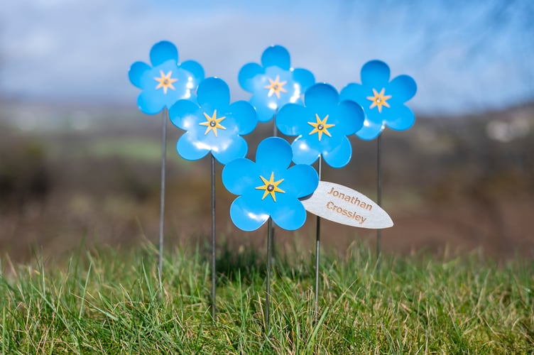 An example of a 'Forget Me Not' flower