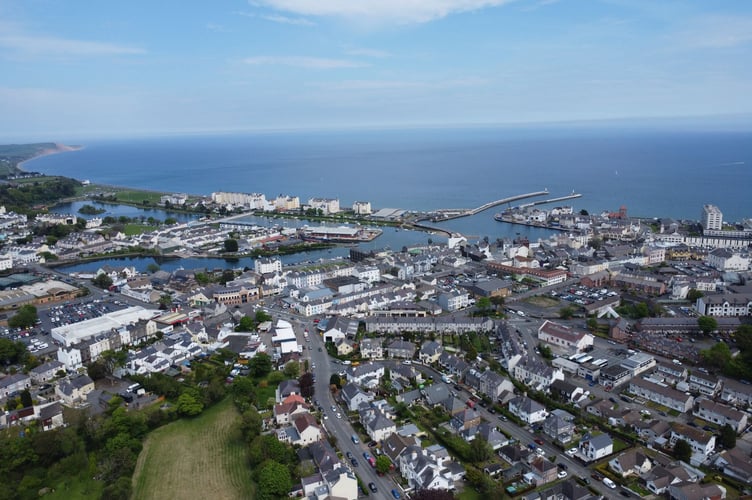 Drone shot of Ramsey