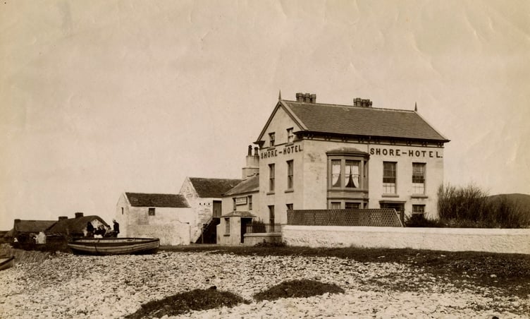 The Shore Hotel in Gansey (Photo: Manx National Heritage)