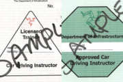 Approved driving instructor sample badges