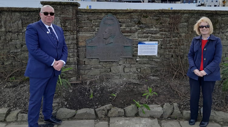 Councillor Peter John Washington and Head of Parks Mrs Suzanne Parkinson