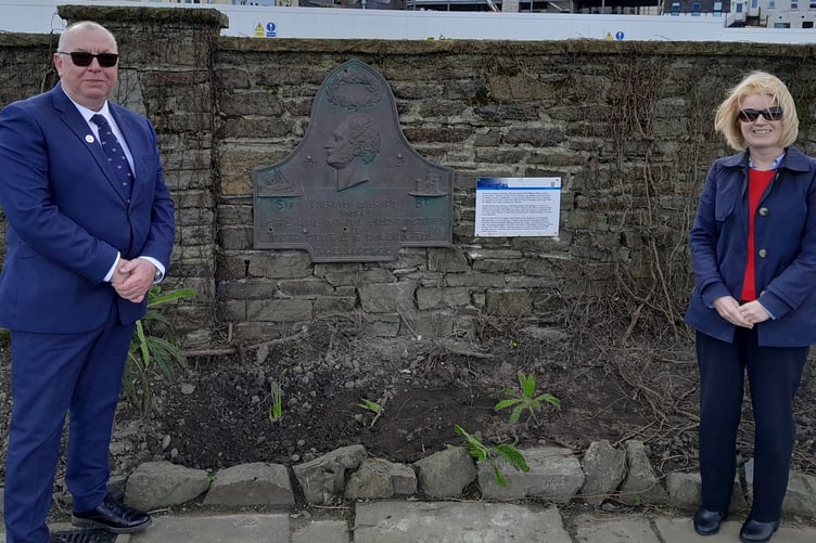 Councillor Peter John Washington and Head of Parks Mrs Suzanne Parkinson