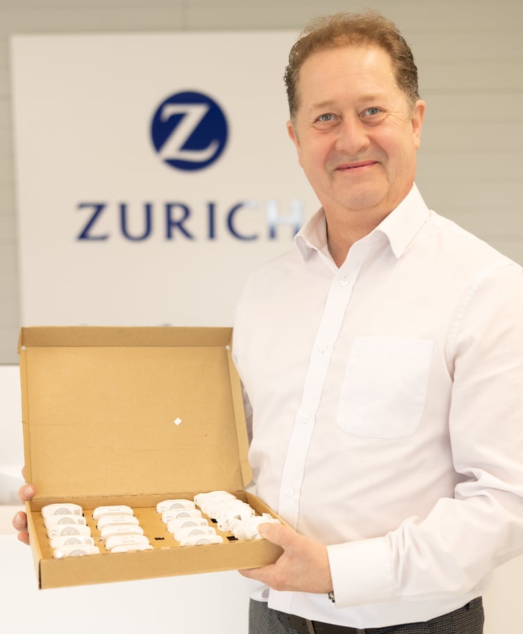 Jason Buckley, facilities manager for Zurich in the Isle of Man