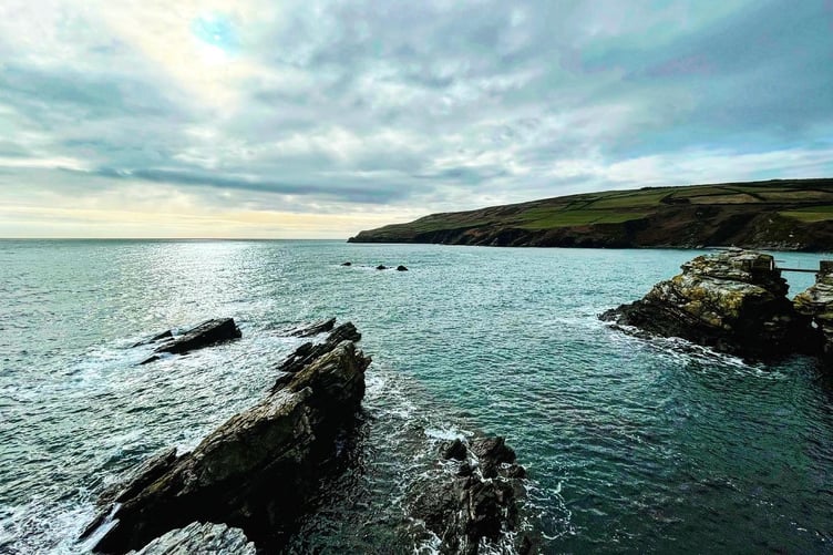The view from Perwick Bay