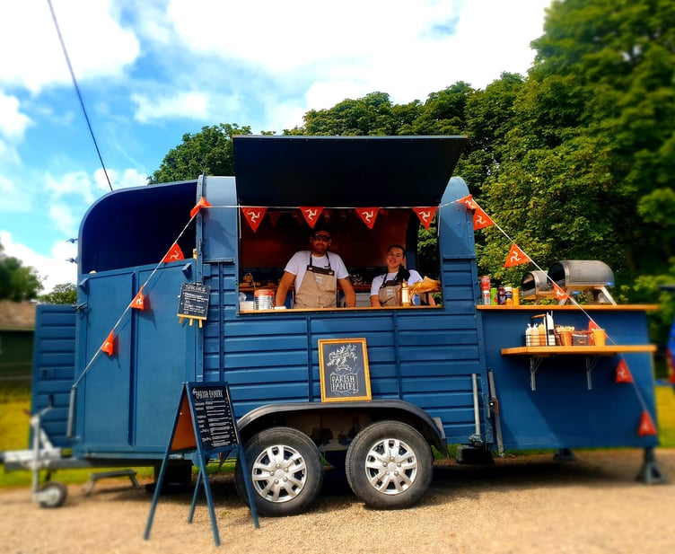 The Parish Pantry is a mobile food business serving pizza and sweet treats