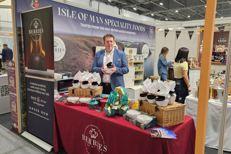 Berries, one of a number of food producers from the island at the event