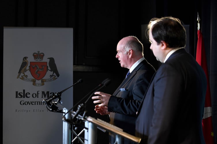 Isle of Man Government coronavirus daily briefing with Chief Minister Howard Quayle and Health and Social Care Minister David Ashford