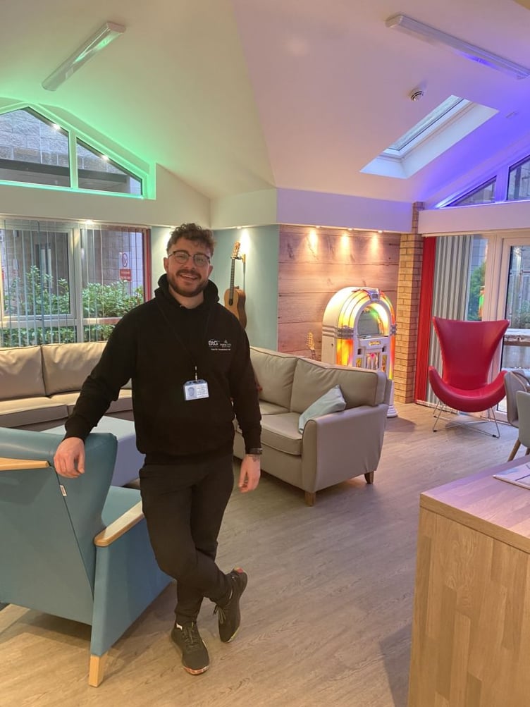 Ben Melling, hospital youth coordinator and organiser of the new youth club