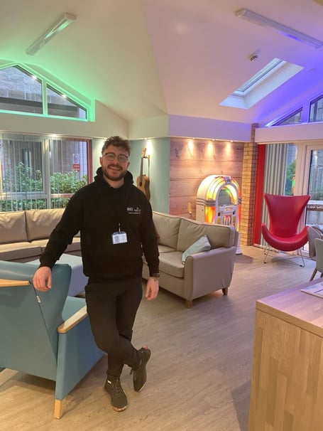 Ben Melling, hospital youth coordinator and organiser of the new youth club