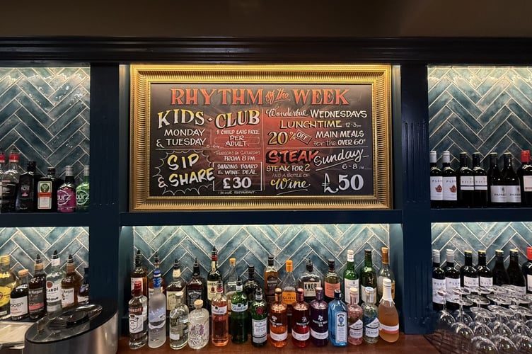 Some of the offers available at The Cat With No Tail 