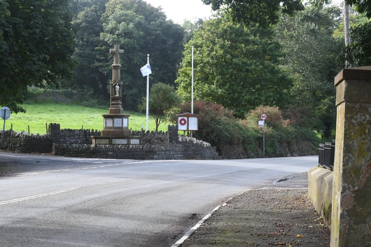 The junction at Lezayre church