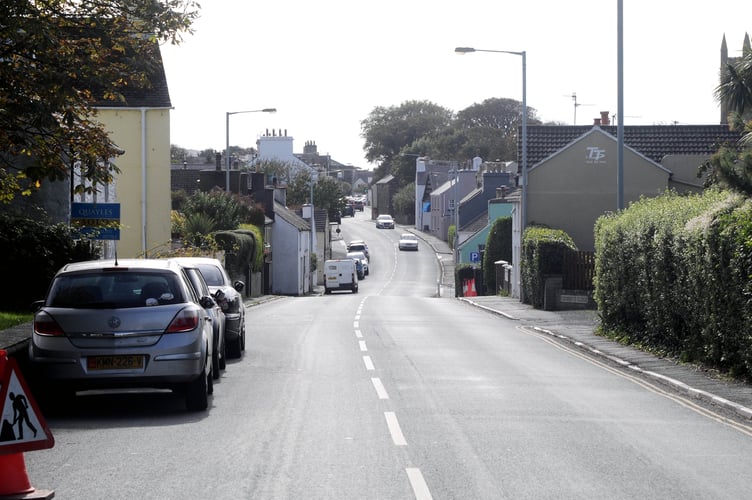 Main road, Kirk Michael - 
