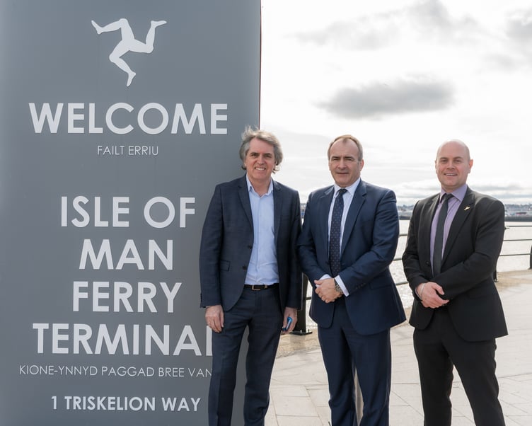 Liverpool City Region Mayor Steve Rotheram, Chief Minister Alfred Cannan and Liverpool City Council Leader Liam Robinson