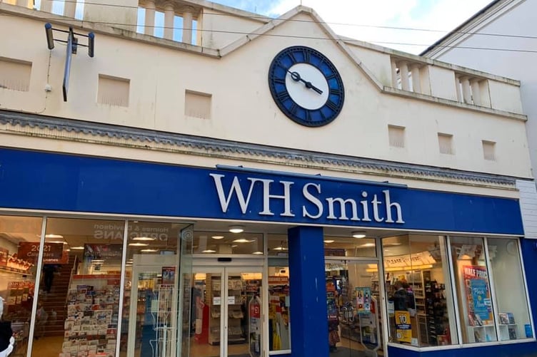 The WH Smith store on Strand Street, Douglas
