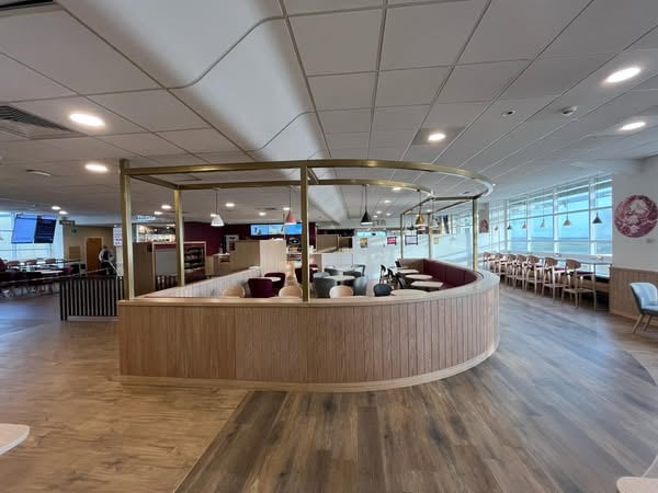 The new layout at the Airport