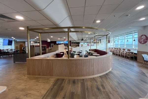 The new layout at the Airport