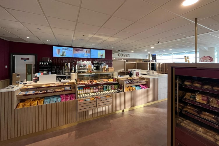 The revamped Costa at the Isle of Man Airport