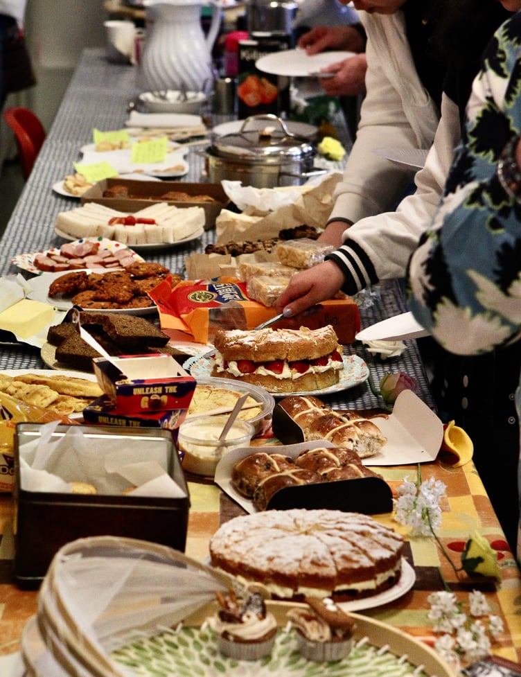 A wide range of sweet treats were available