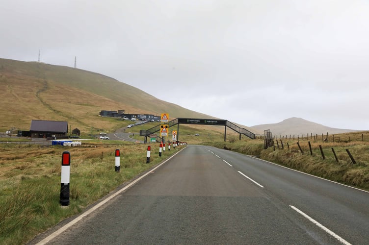 The A18 Mountain Road was  expected to shut on Wednesday 