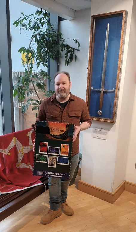 Artist Juan Moore marks the release of new collection at the Tynwald Office