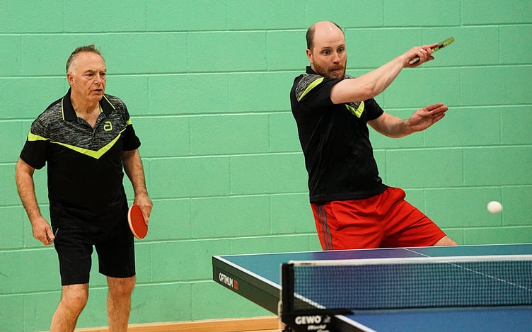 Malcolm Cummings and Scott Lewis were part of the Travellers A team that won Division One (Photo: Malcolm Lambert)