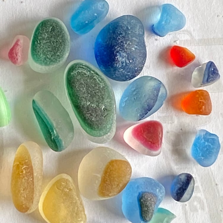 The Holy Grail of sea glass collecting - Seaham 'multis'