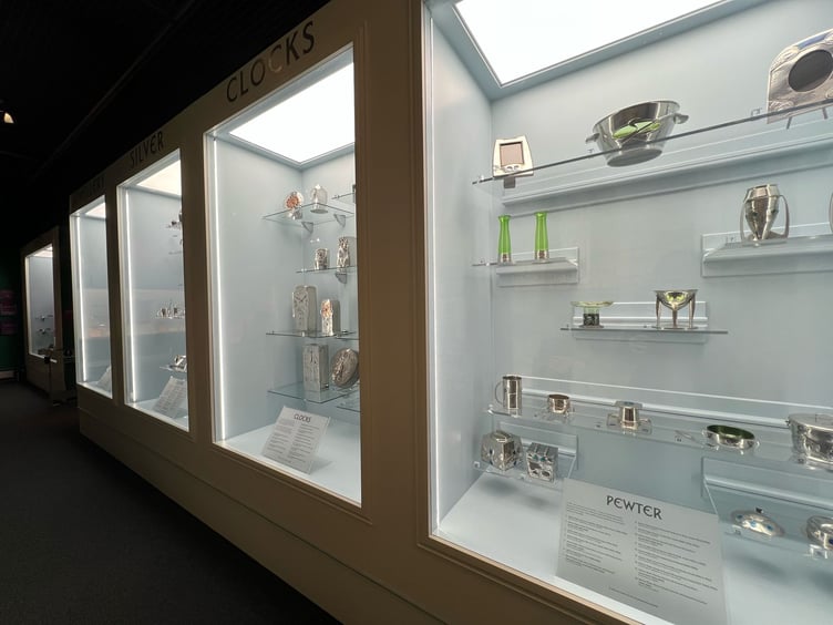 A collection of Knox's silverware