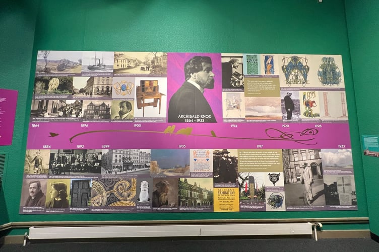 A timeline of Archibald Knox's life and career at the new 'Order and Beauty' exhibition at the Manx Museum