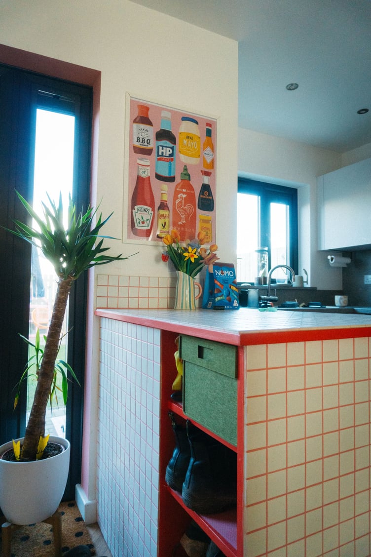 Ben and Amy's new build kitchen island