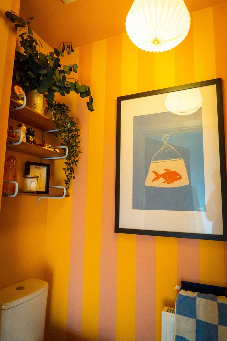 Ben and Amy's new build toilet