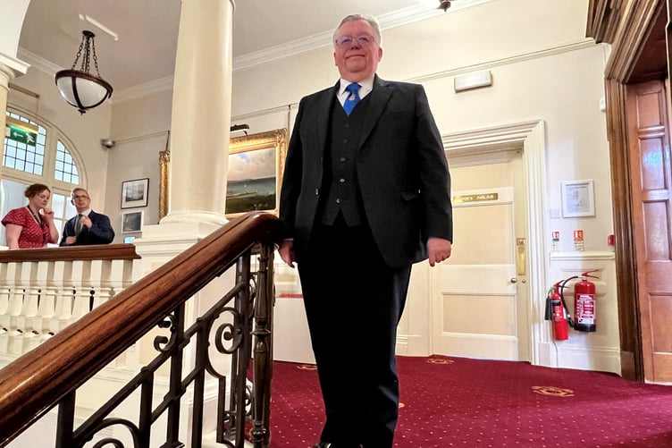 Ian Clague, who steps down as a councillor after 45 years of public service