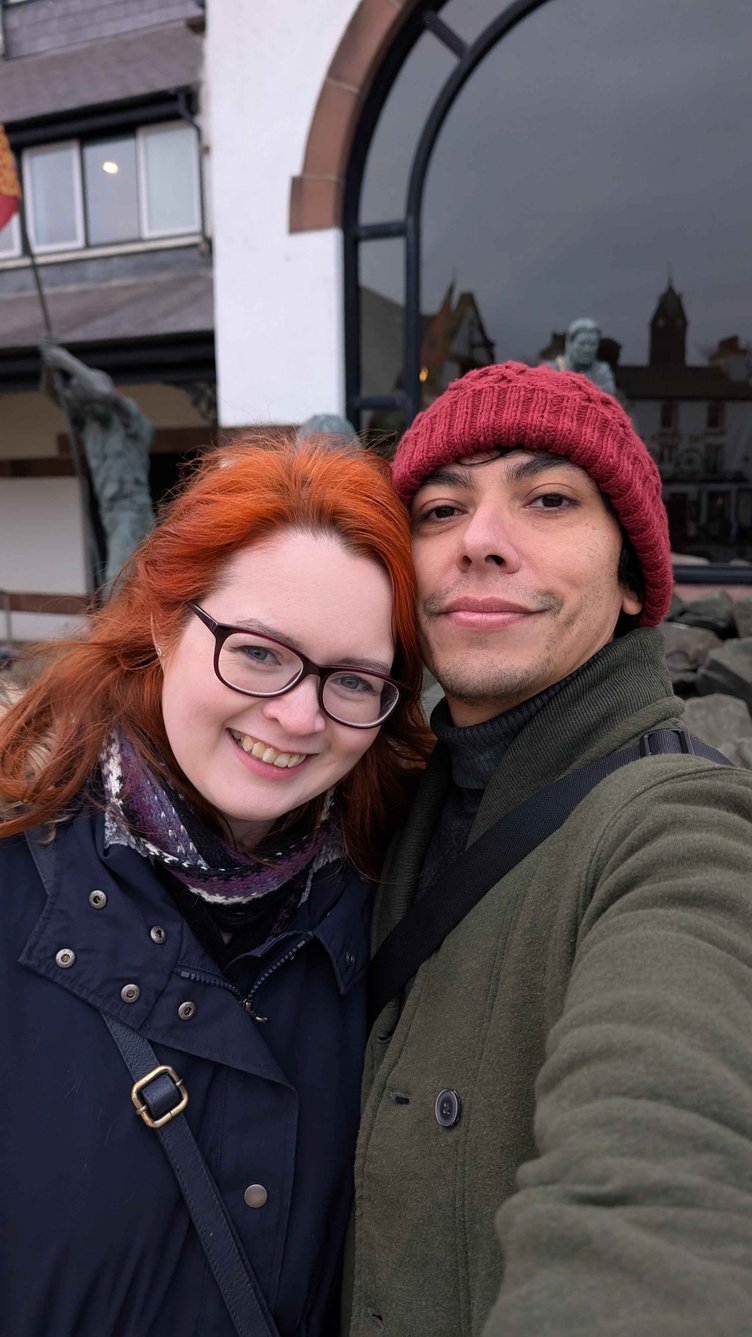 Caitlyn Fairbairn and Juan Ashlish