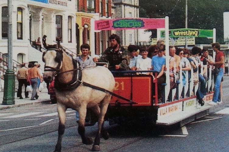 Peter on the horse trams in days gone by