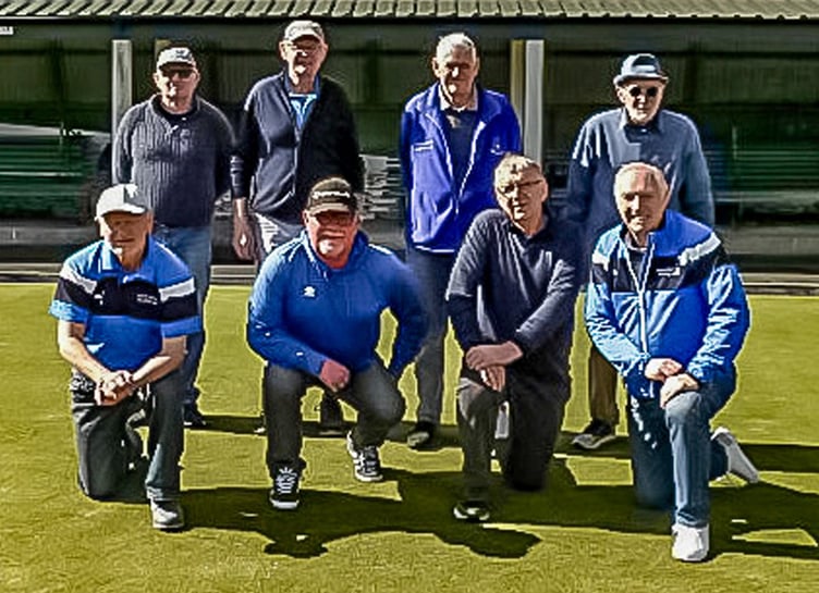 The North Ramsey A bowls team which is competing in this season's over-60s bowls league