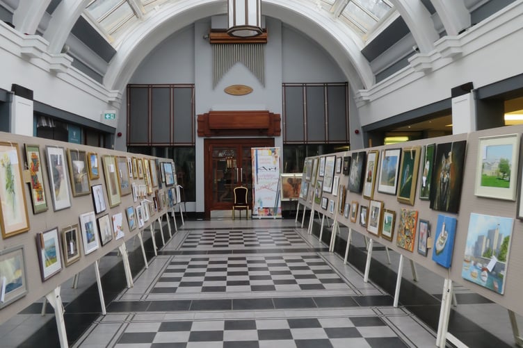 The Isle of Man Art Society's Easter Exhibition at the Villa Marina Arcade