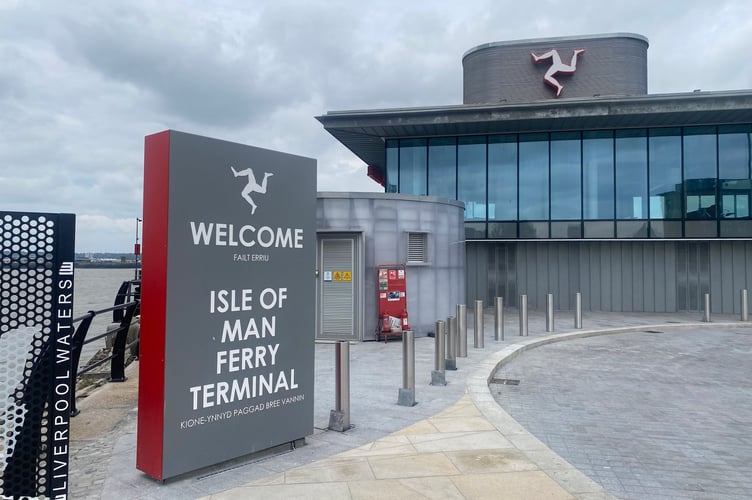 The Isle of Man ferry terminal at Liverpool