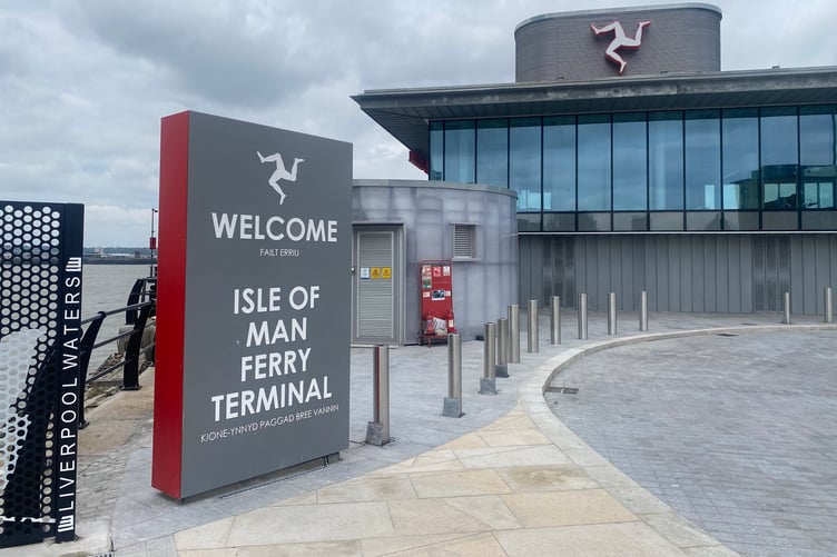 The Isle of Man ferry terminal at Liverpool