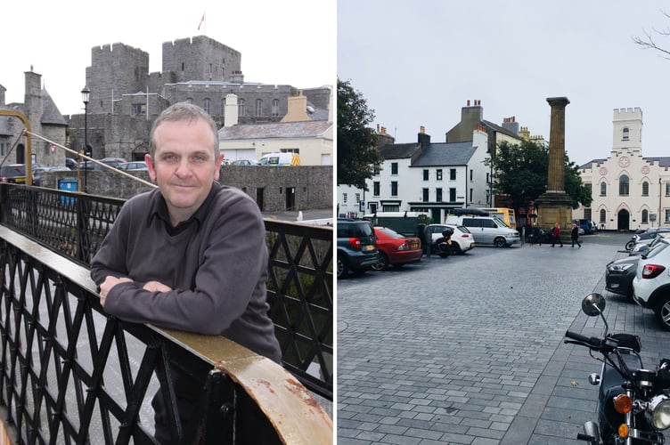Richard Ronan, former Chairman of Castletown Commissioners and Castletown MHK, believes shutting Market Square in the winter months has had 'an undeniable impact on local businesses' 