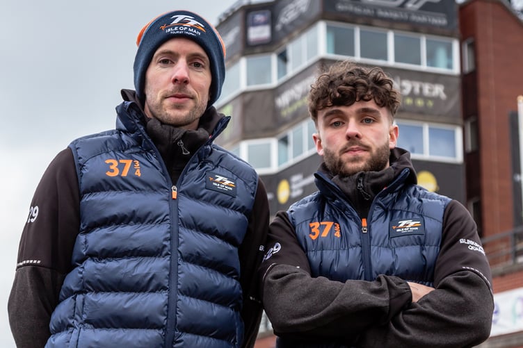 Sidecar newcomer Steve Kershaw with passenger Rhys Gibbons (Photo: Isle of Man TT)