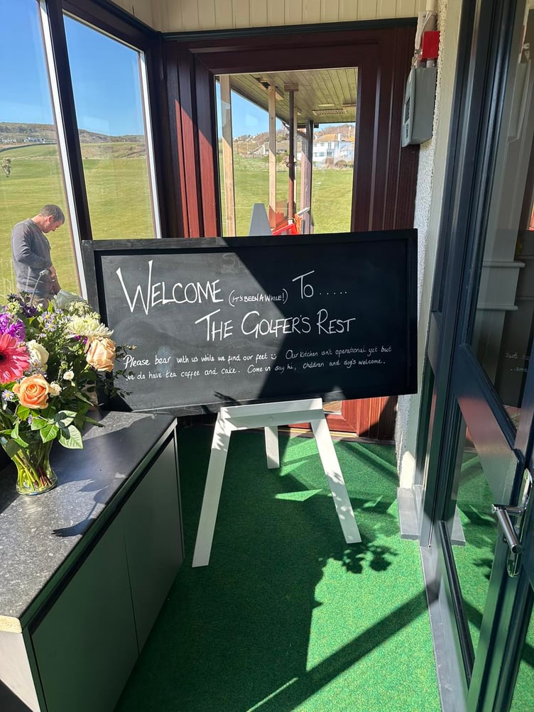 The Golfers Rest cafe in Port St Mary